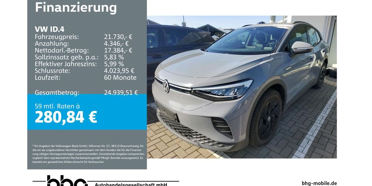 VW ID.4 64.112 km 22.430 &euro; Reutlingen 72770