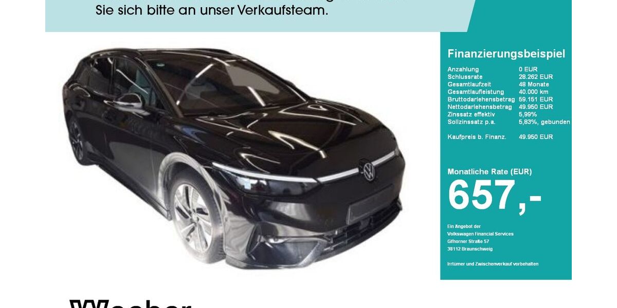 VW ID.7 25.000 km 49.950 &euro; Calw 75365