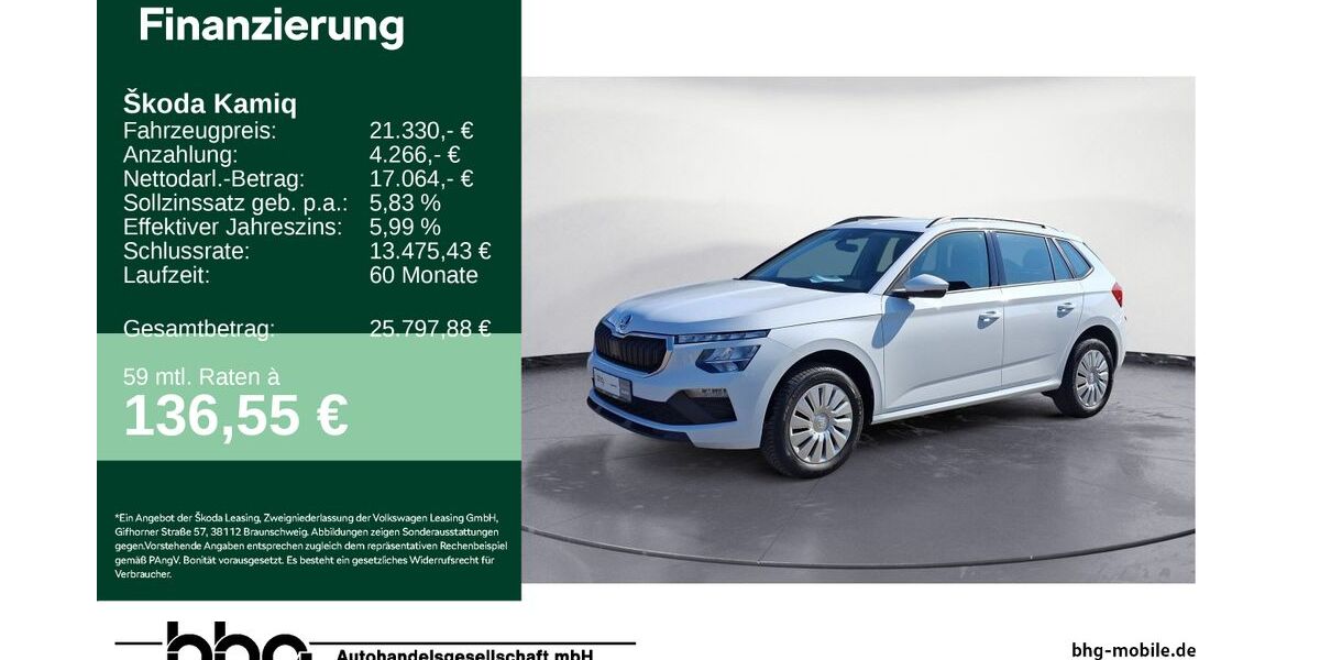 Skoda Kamiq 26.407 km 20.660 &euro; Metzingen 72555