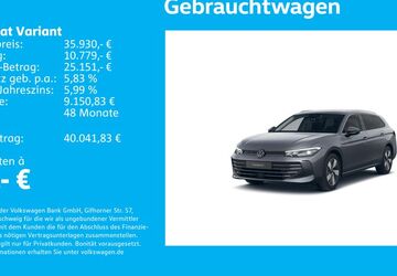 VW Passat Variant 22.287 km 35.430 &euro; Stuttgart-Wangen 70188