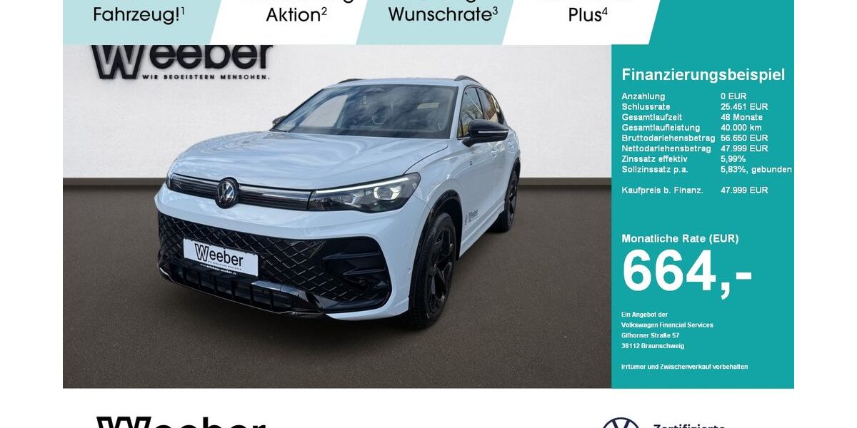 VW Tiguan 6.500 km 45.399 &euro; Weil der Stadt 71263