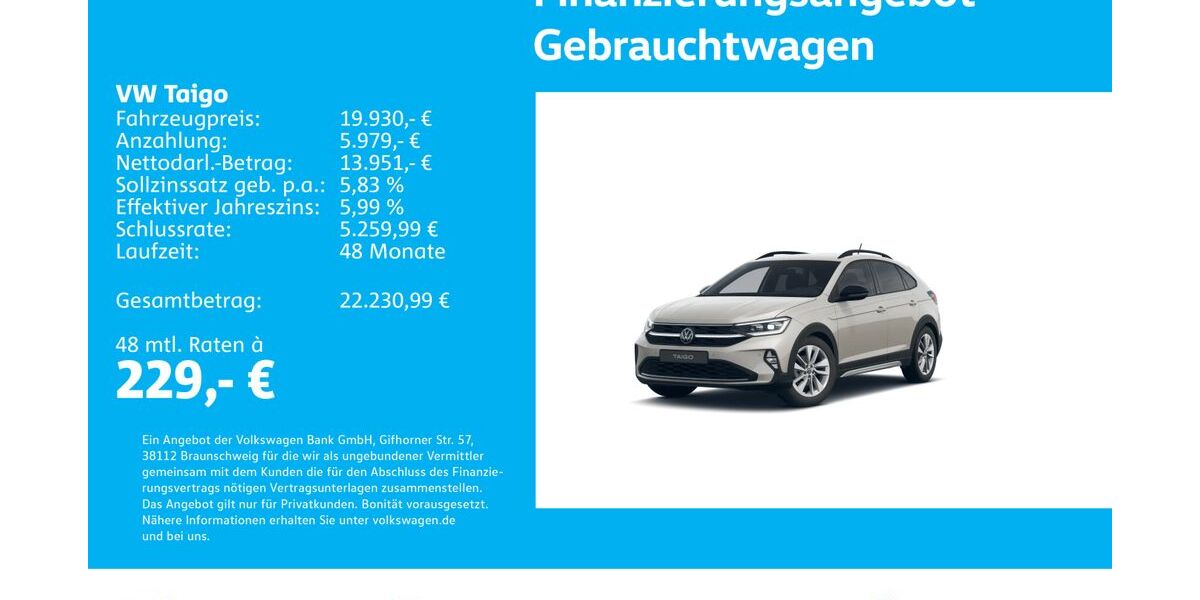 VW Taigo 12.446 km 19.430 &euro; Stuttgart-Feuerbach 70469