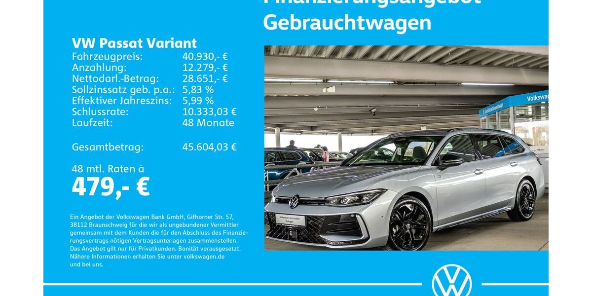 VW Passat Variant 28.400 km 39.830 &euro; Stuttgart-Wangen 70188
