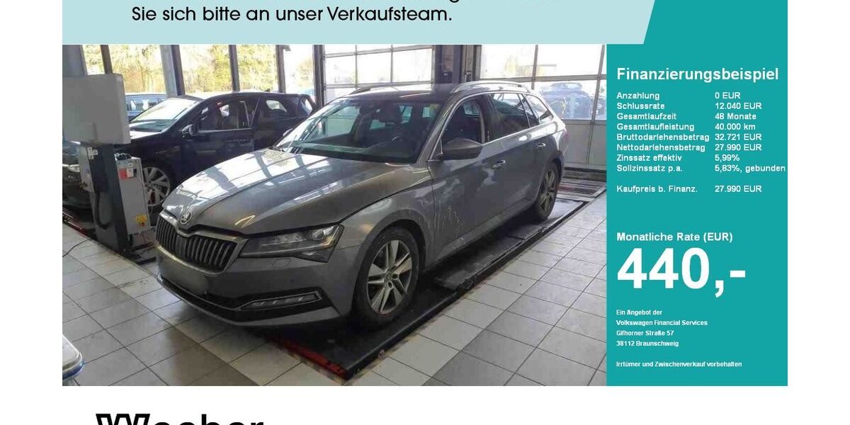 Skoda Superb 107.624 km 27.290 &euro; Herrenberg 71083