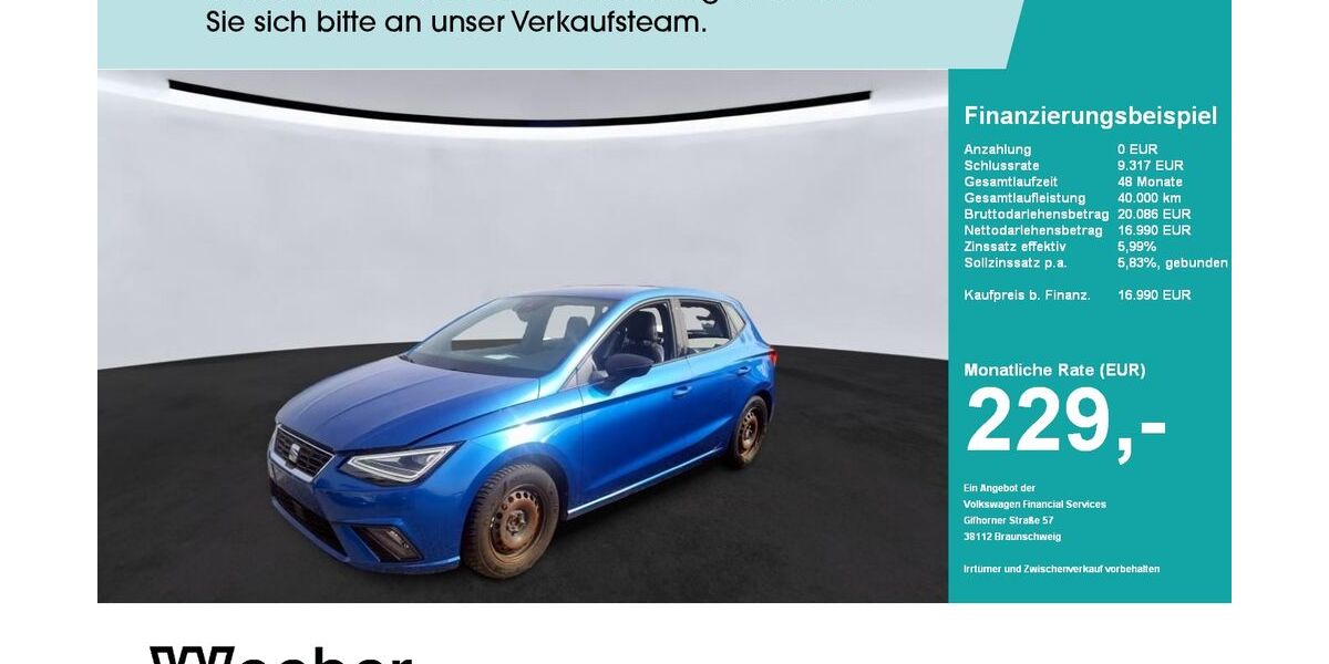 Seat Ibiza 36.729 km 16.600 &euro; Calw 75365