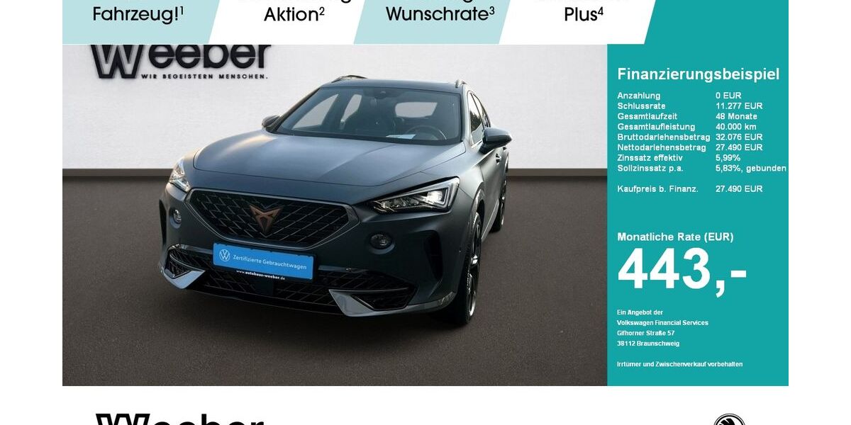 Cupra Formentor 35.020 km 27.040 &euro; Herrenberg 71083
