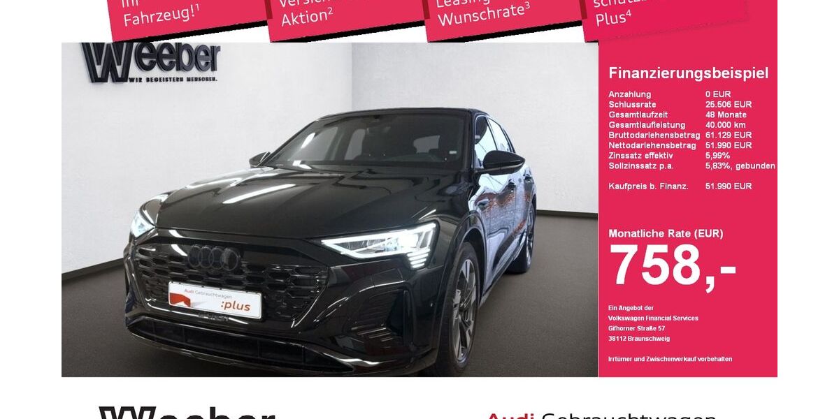 Audi Q8 e-tron 28.280 km 51.690 &euro; Herrenberg 71083
