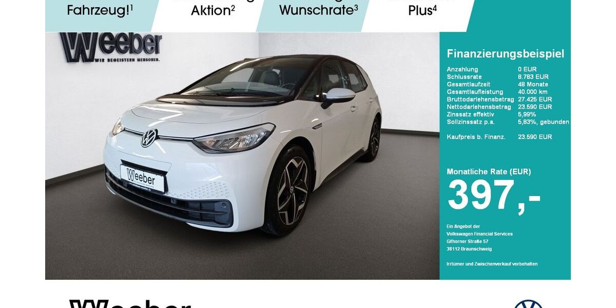 VW ID.3 66.382 km 23.190 &euro; Leonberg 71229