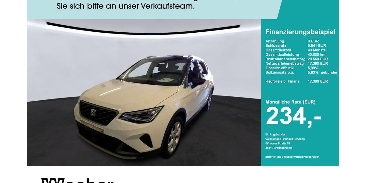 Seat Arona 29.124 km 17.150 &euro; Calw 75365