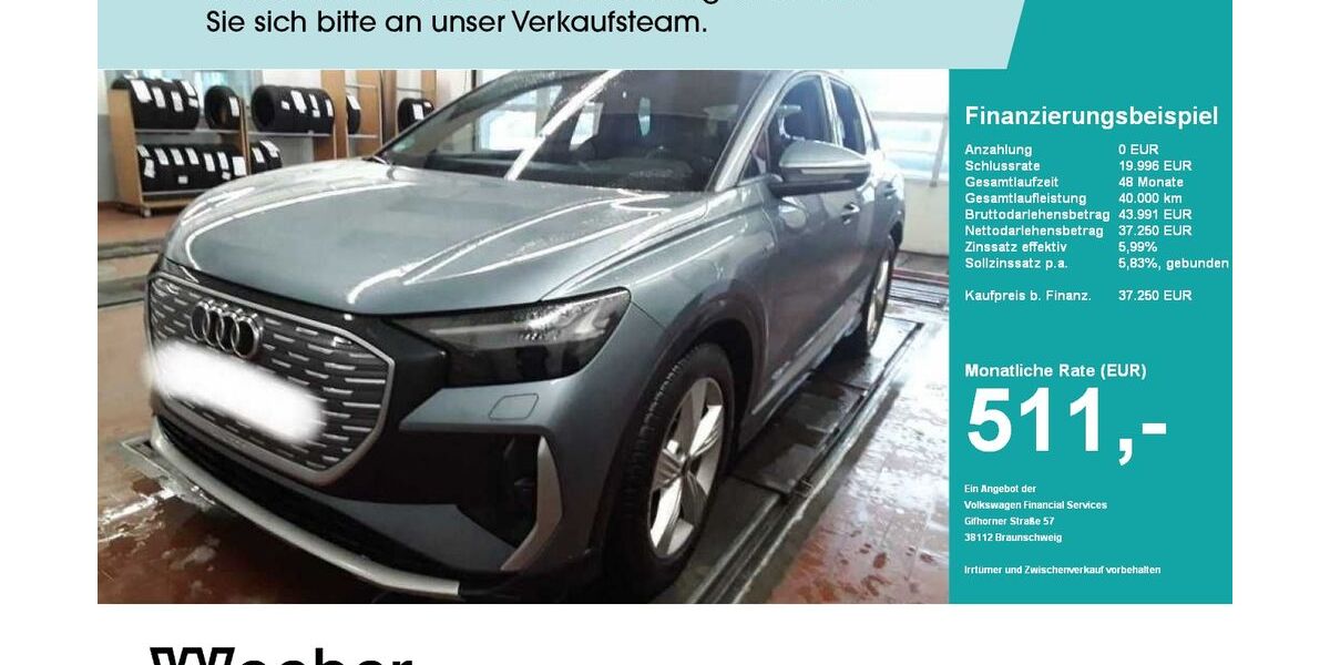 Audi Q4 e-tron 22.066 km 36.350 &euro; Leonberg 71229
