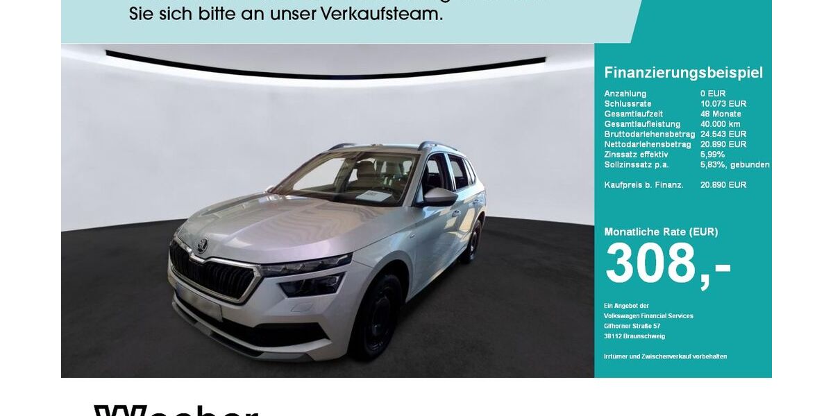 Skoda Kamiq 10.986 km 20.440 &euro; Calw 75365