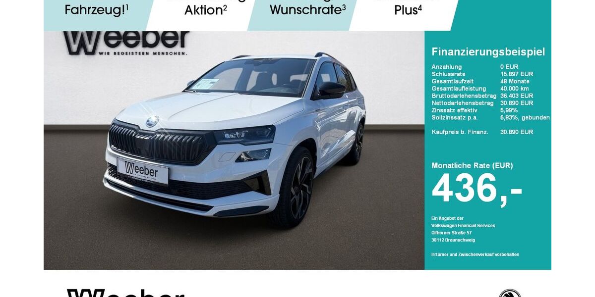 Skoda Karoq 63.274 km 30.350 &euro; Weil der Stadt 71263