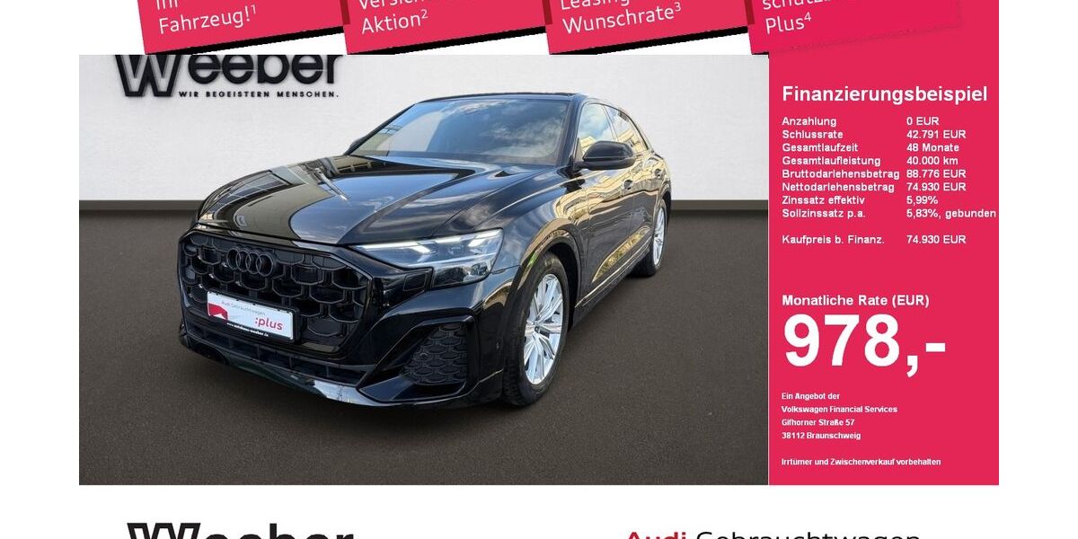 Audi Q8 13.677 km 74.100 &euro; Weil der Stadt 71263