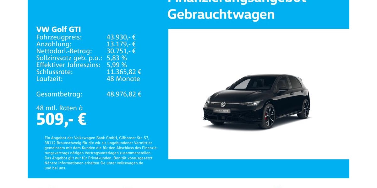 VW Golf 10.693 km 44.430 &euro; Stuttgart-Wangen 70188