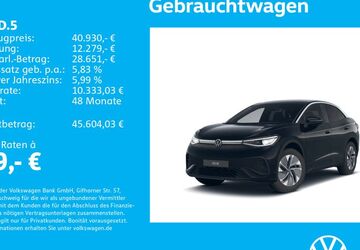 VW ID.5 11.324 km 39.430 &euro; Stuttgart-Wangen 70188