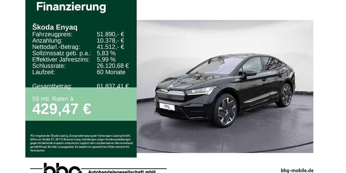 Skoda Enyaq 5.000 km 51.390 &euro; Reutlingen 72770