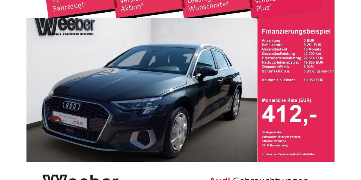 Audi A3 33.480 km 18.490 &euro; Herrenberg 71083