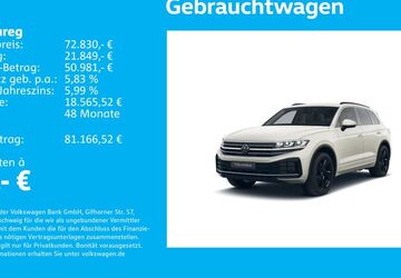 VW Touareg 6.975 km 71.930 &euro; Stuttgart-Wangen 70188