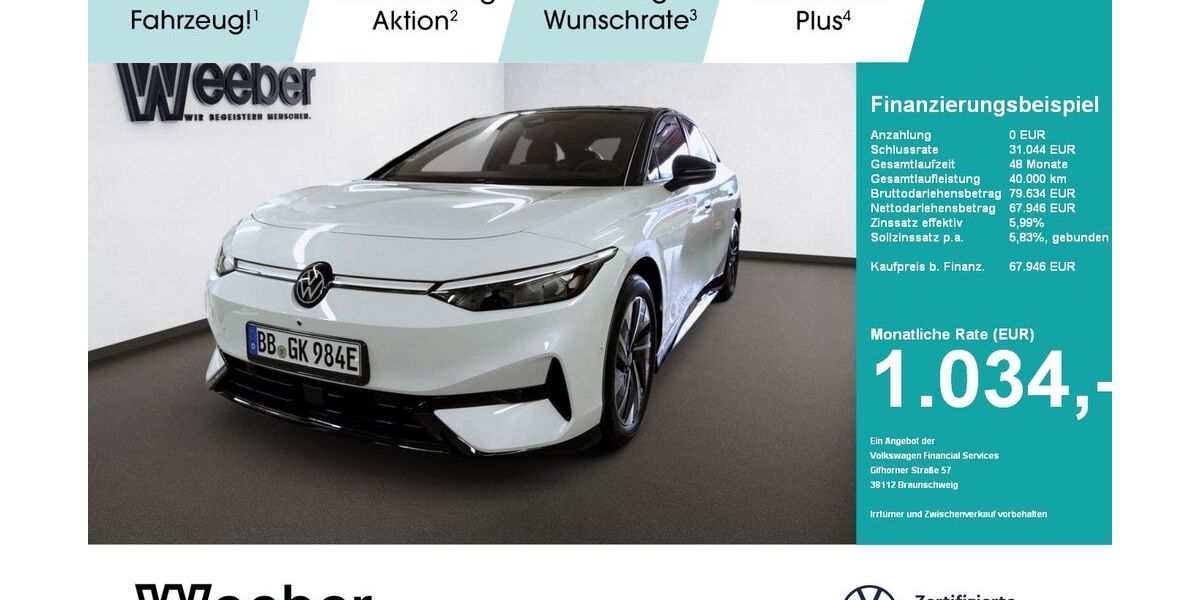 VW ID.7 7.000 km 67.344 &euro; Herrenberg 71083