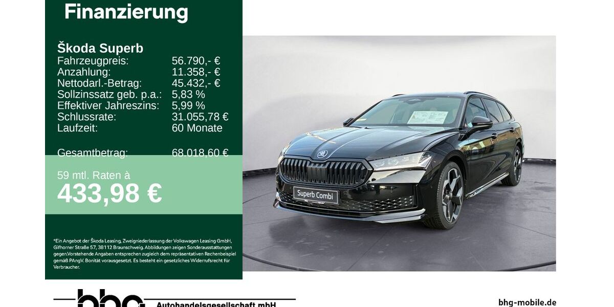 Skoda Superb 7.000 km 54.790 &euro; Tübingen 72072