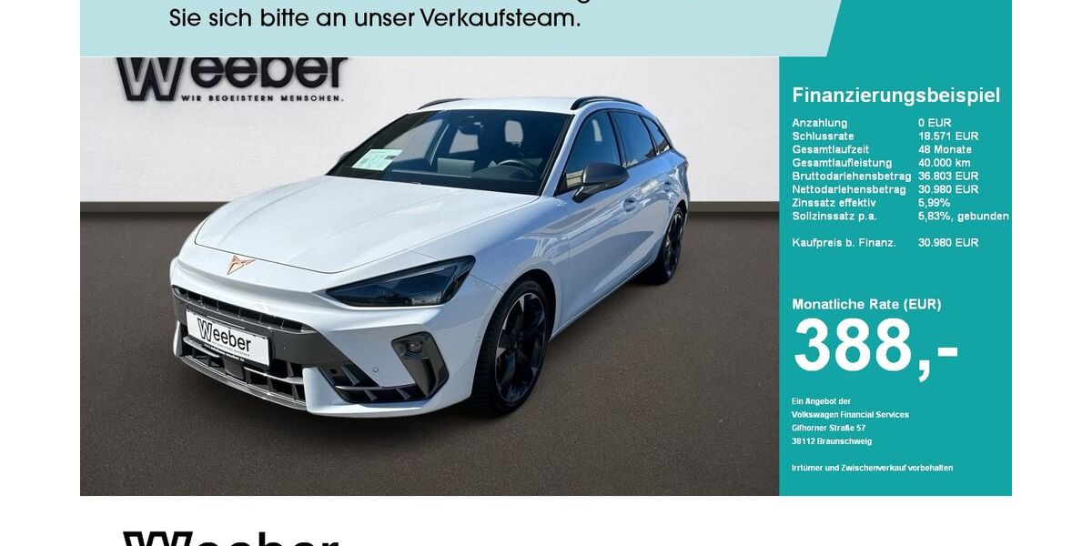 Cupra Leon 24.996 km 30.860 &euro; Weil der Stadt 71263