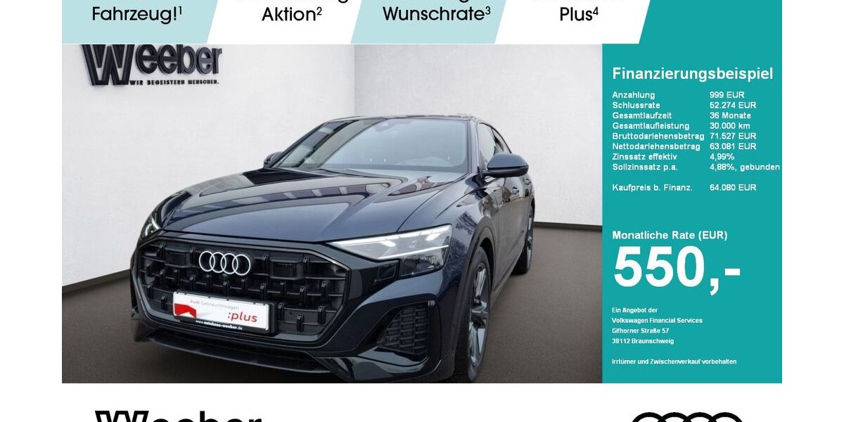 Audi Q8 28.227 km 62.490 &euro; Herrenberg 71083