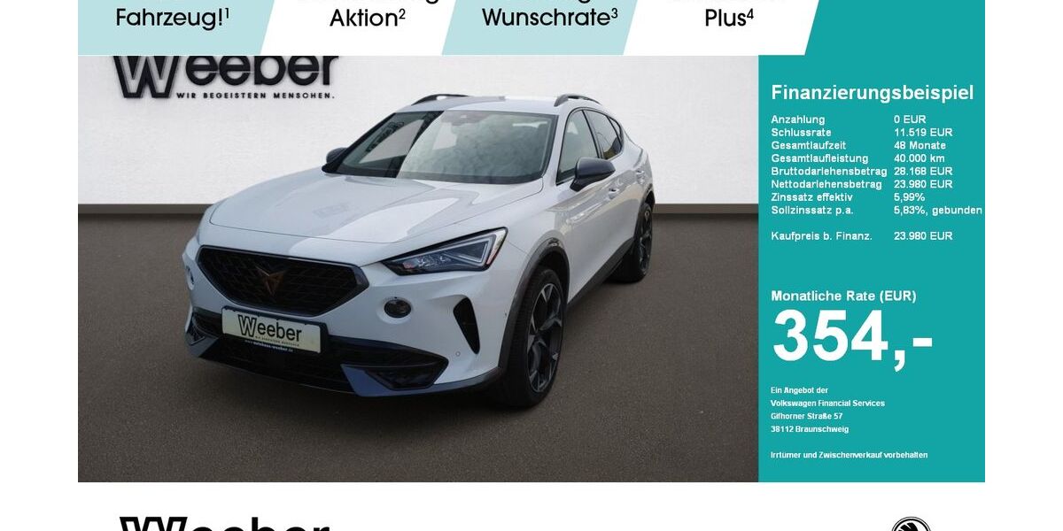 Cupra Formentor 54.888 km 23.540 &euro; Calw 75365