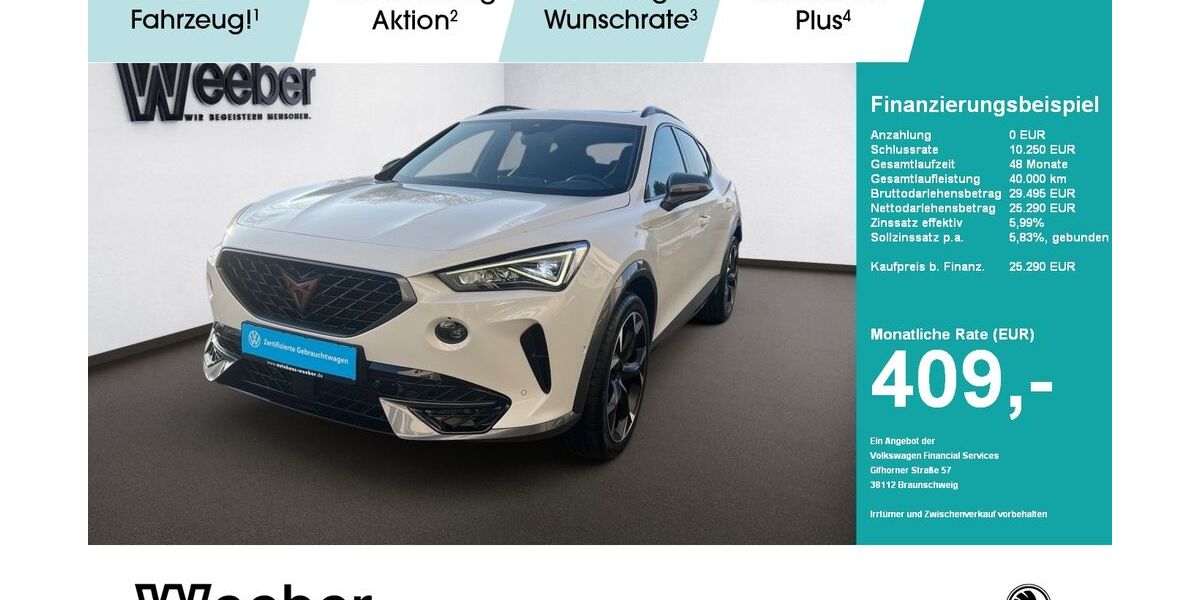 Cupra Formentor 40.540 km 24.950 &euro; Herrenberg 71083