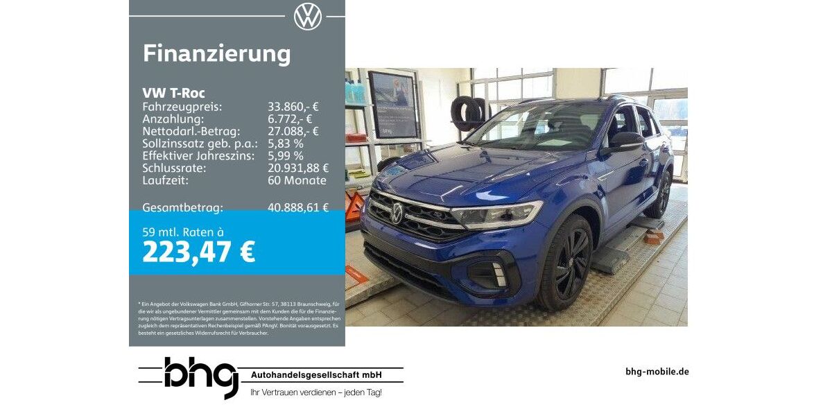 VW T-Roc 18.655 km 32.790 &euro; Reutlingen 72770