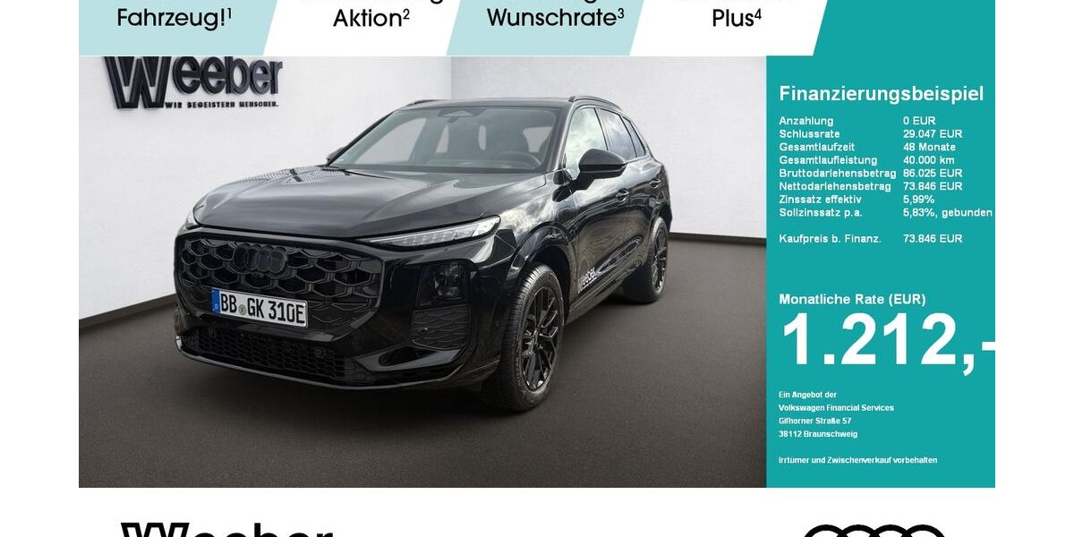 Audi Q3 3.000 km 69.850 &euro; Herrenberg 71083