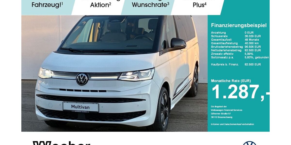 VW T7 Multivan 5.900 km 79.500 &euro; Leonberg 71229