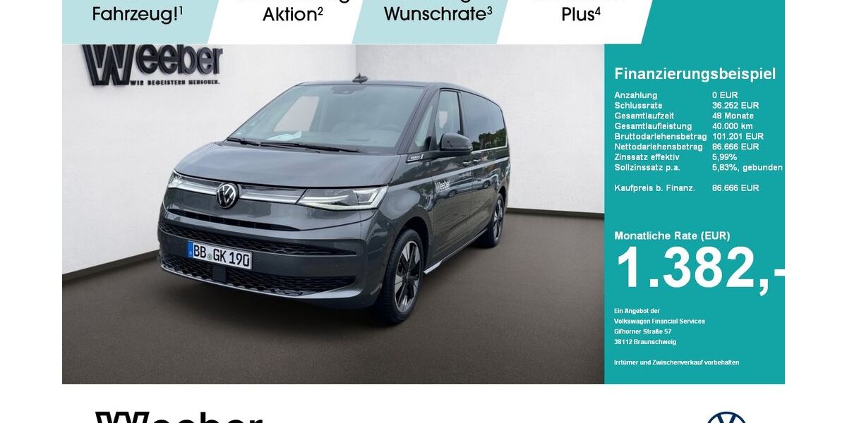 VW T7 Multivan 15.000 km 84.344 &euro; Herrenberg 71083