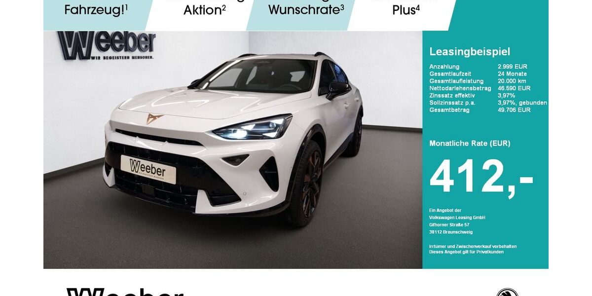 Cupra Formentor 9.900 km 45.490 &euro; Herrenberg 71083