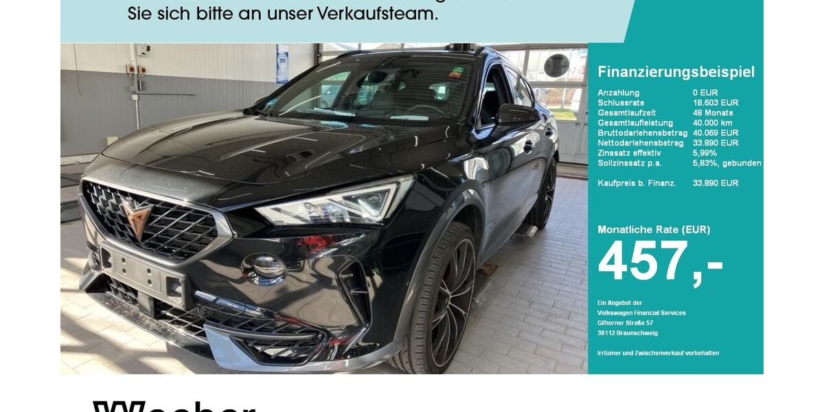 Cupra Formentor 41.750 km 33.889 &euro; Herrenberg 71083