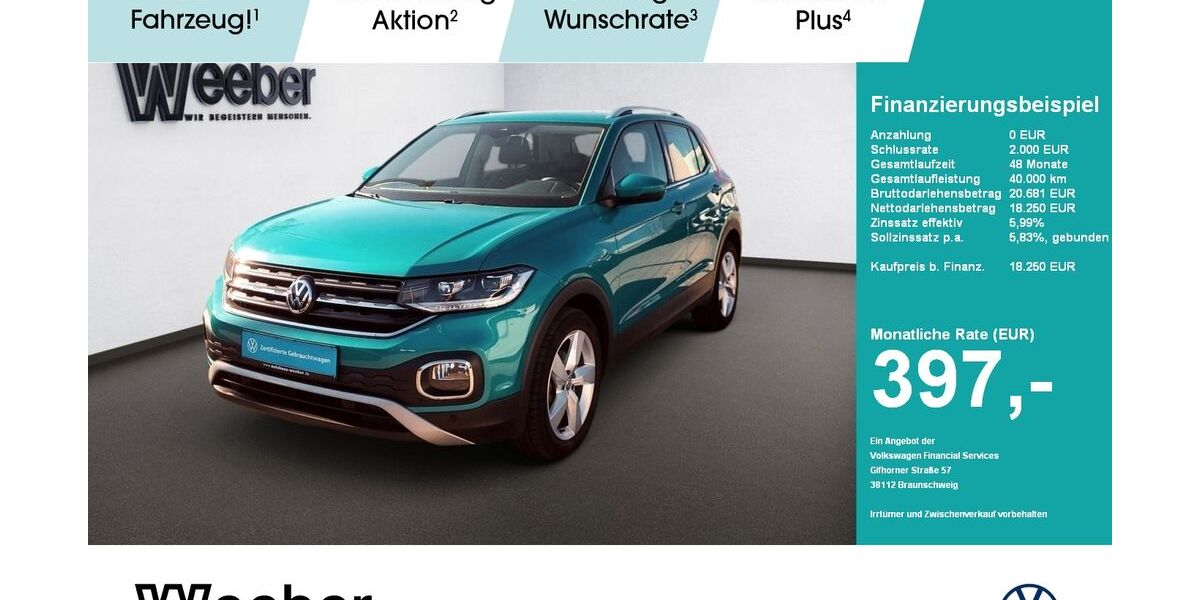 VW T-Cross 54.488 km 17.670 &euro; Leonberg 71229