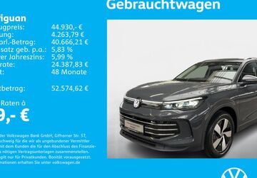 VW Tiguan 1.505 km 43.930 &euro; Stuttgart-Feuerbach 70469