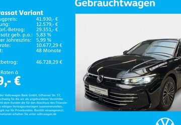 VW Passat Variant 1.505 km 41.430 &euro; Stuttgart-Feuerbach 70469
