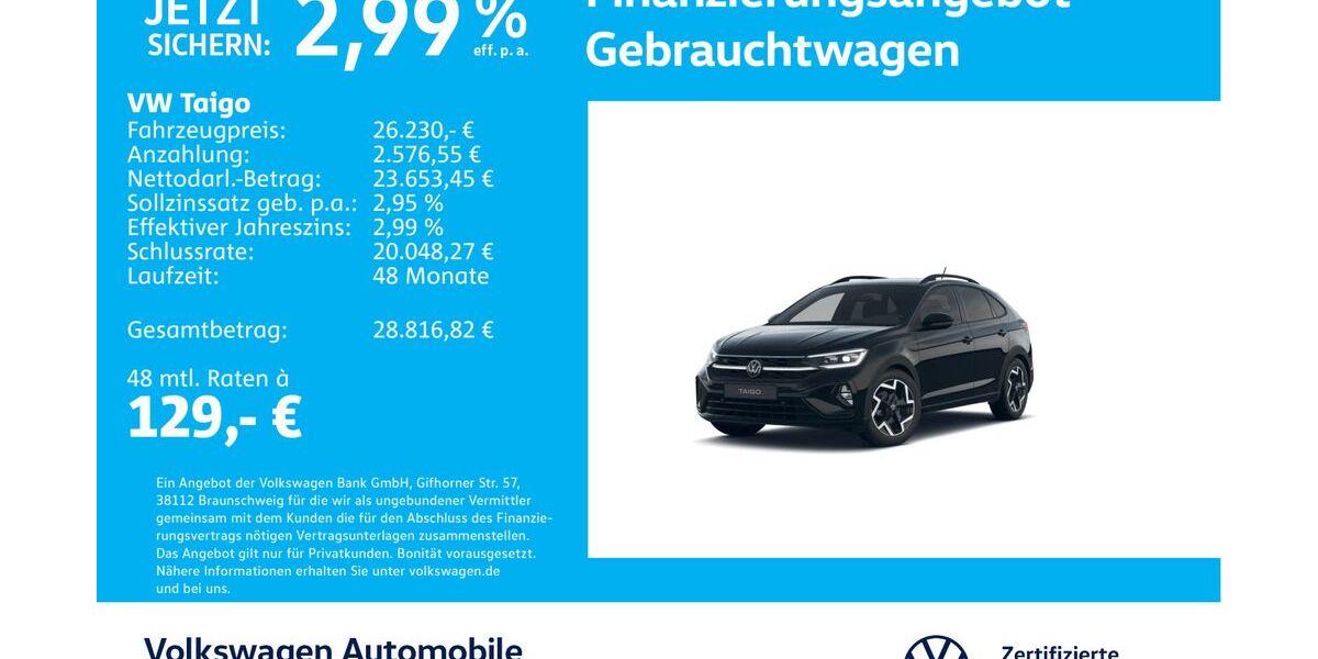 VW Taigo 23.120 km 25.930 &euro; Stuttgart-Wangen 70188